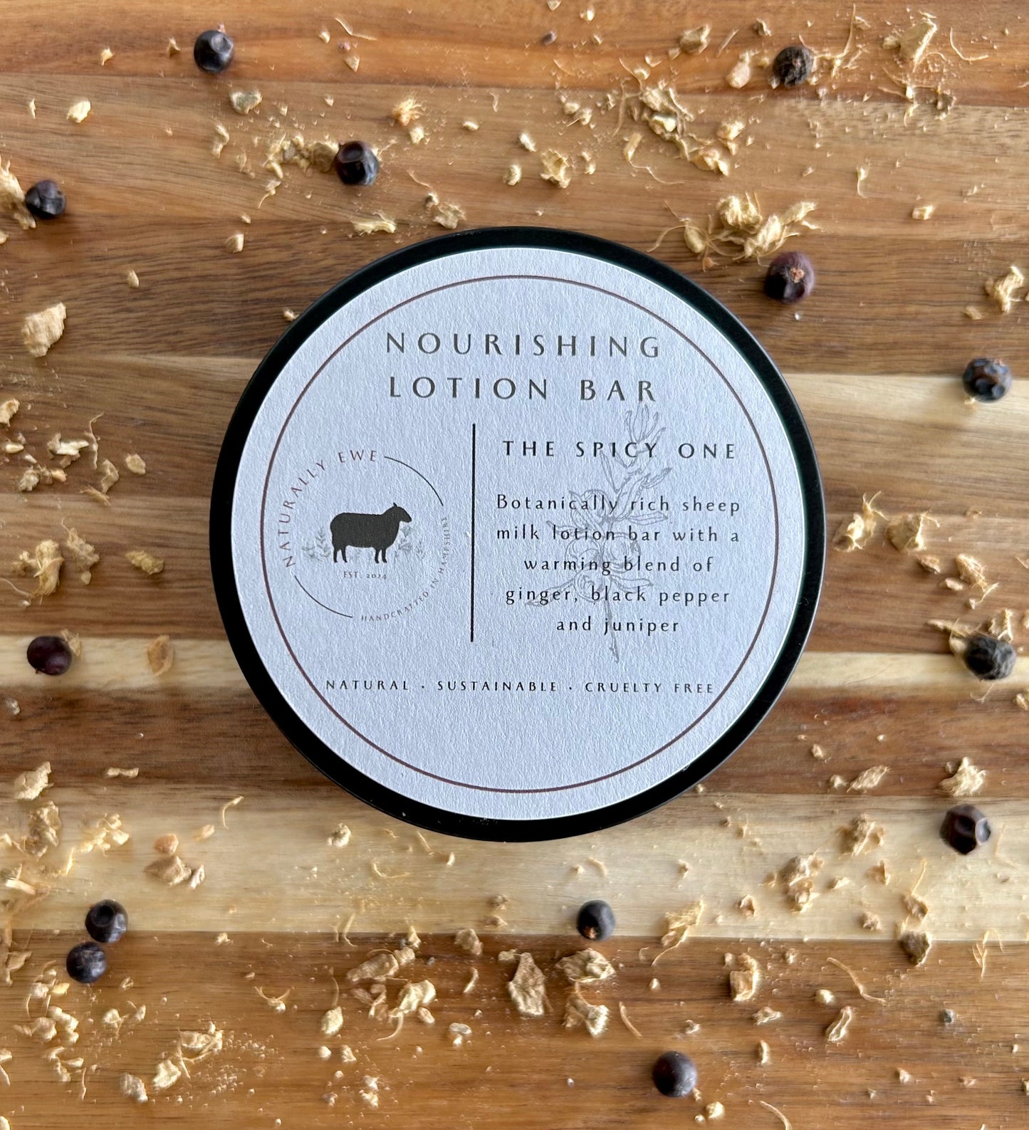 The Spicy One Nourishing Lotion Bar LARGE