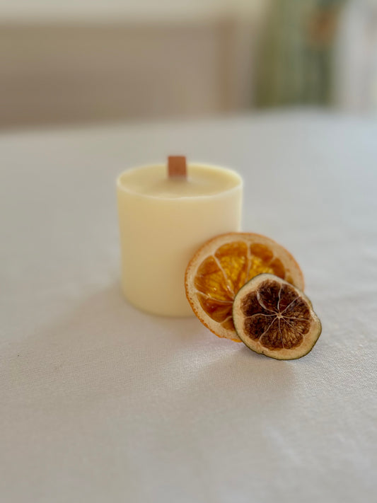 The Citrus One Beeswax Candle