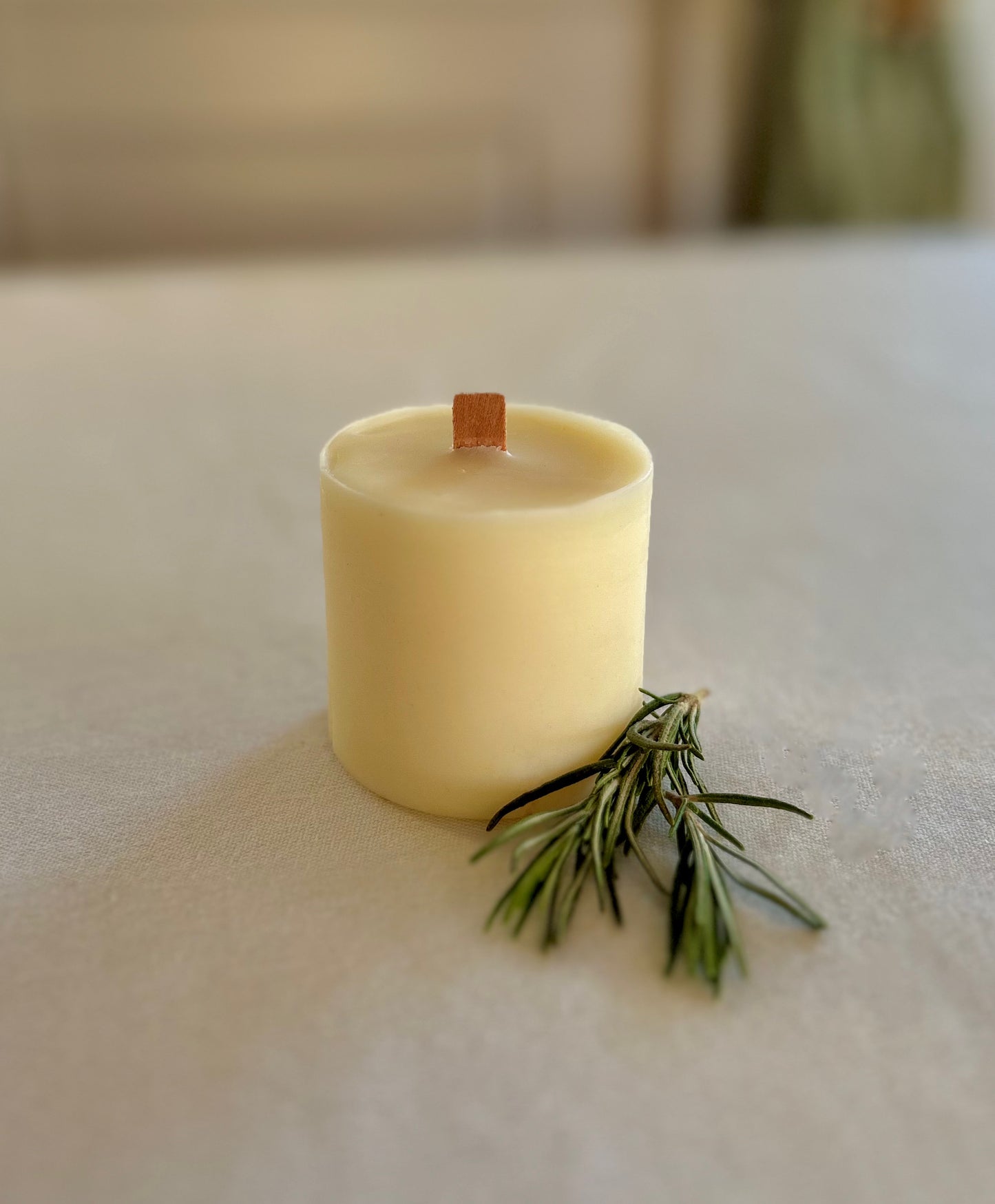 The Herby One Beeswax Candle