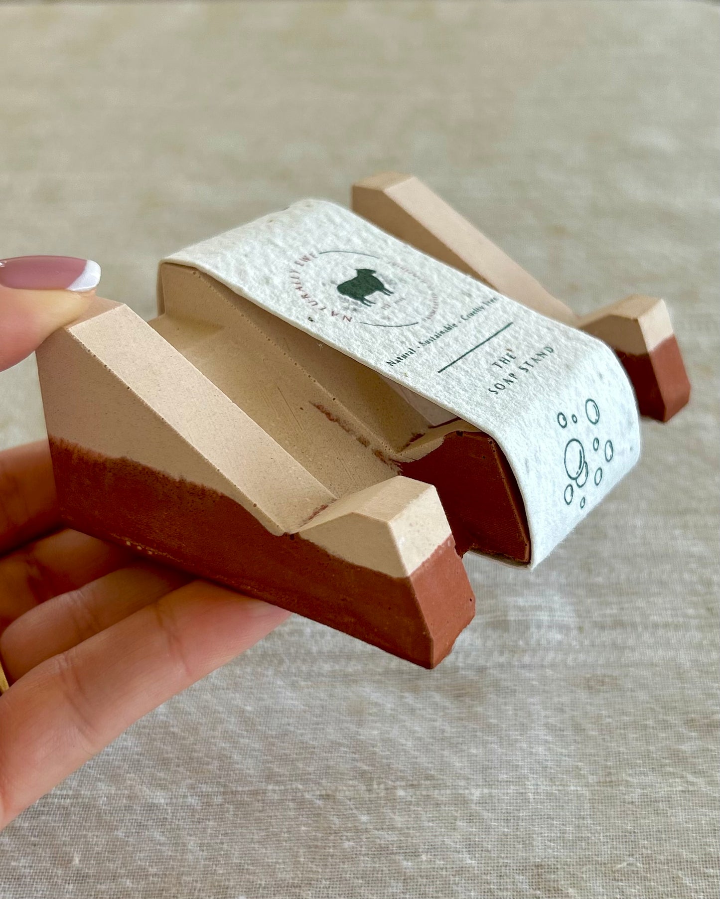 The Soap Stand - Rust/Oat