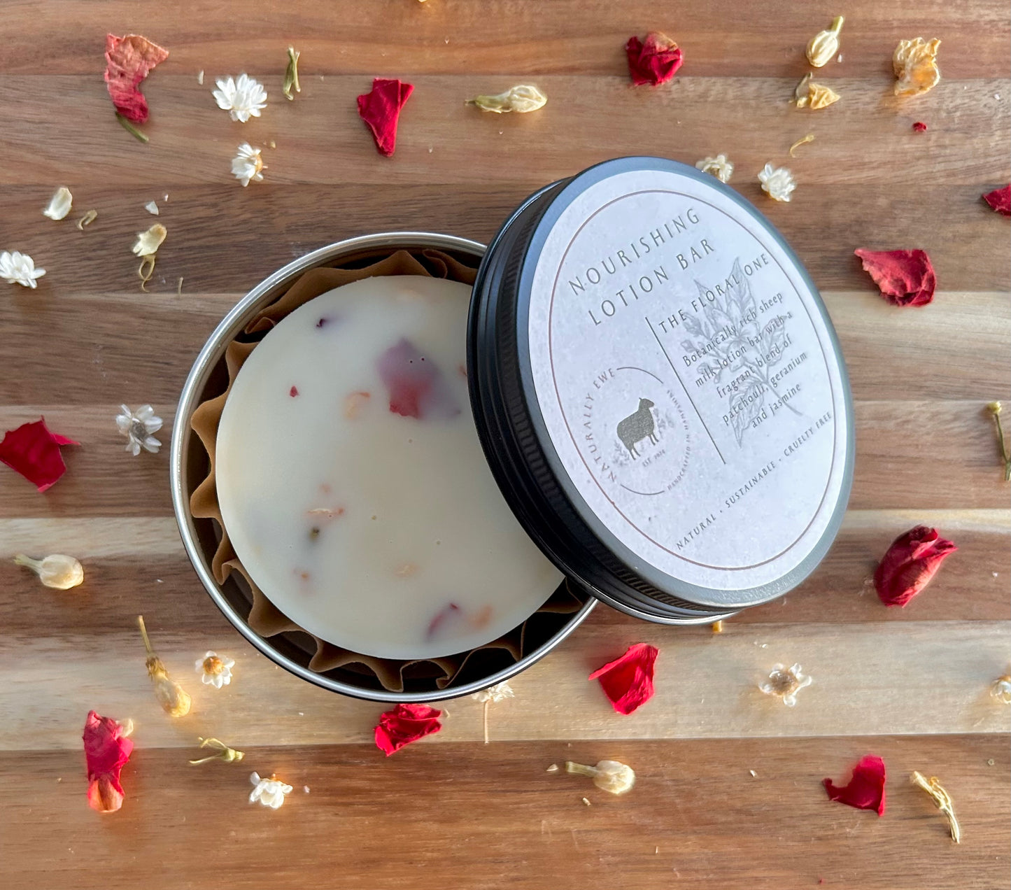 The Floral One Nourishing Lotion Bar LARGE