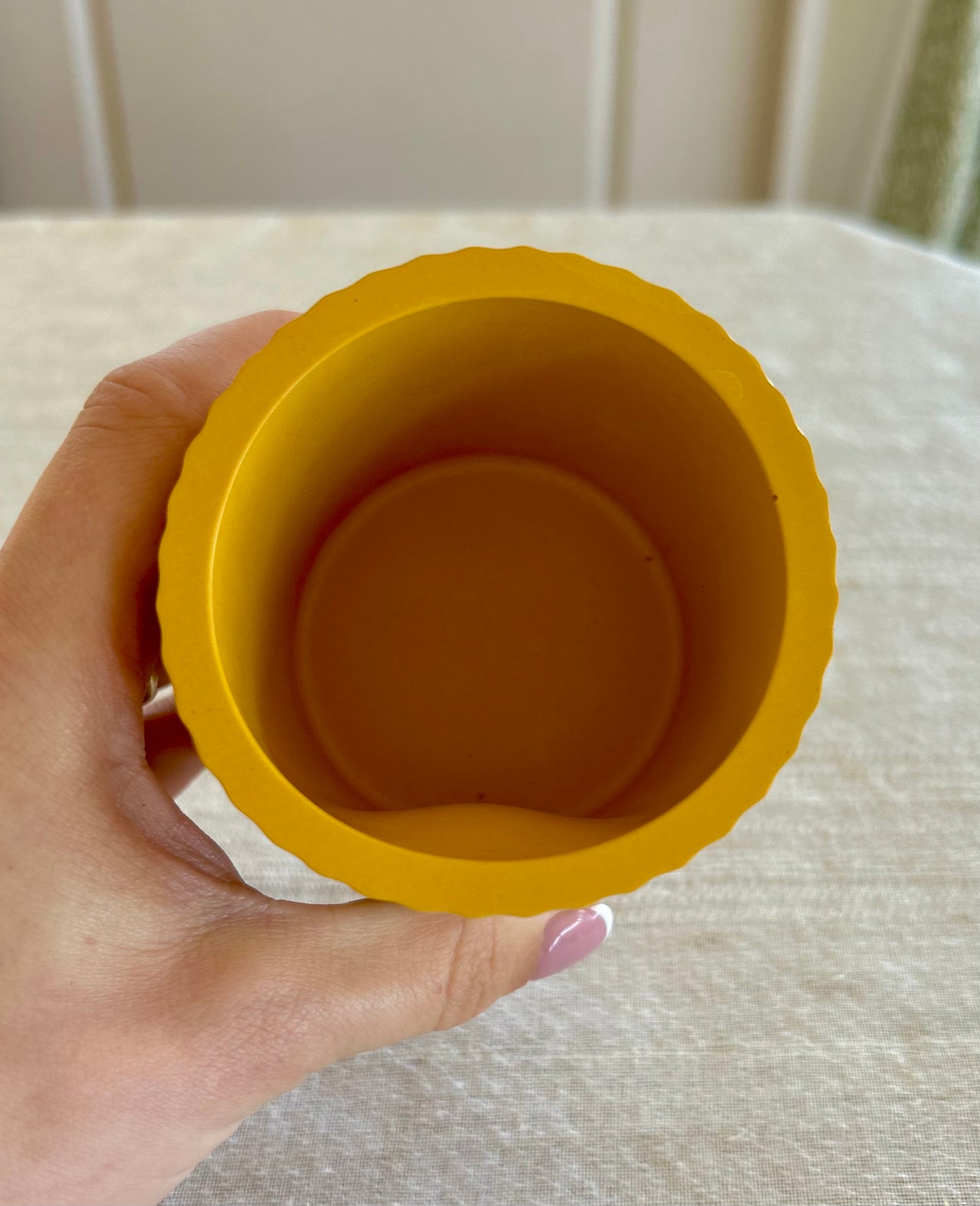 Ribbed Candle Jar - Mustard
