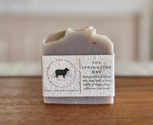 The Springtime One Sheep Milk Soap - Naked