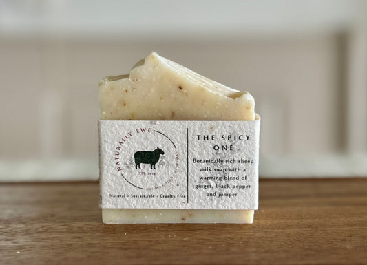 The Spicy One Sheep Milk Soap - Naked