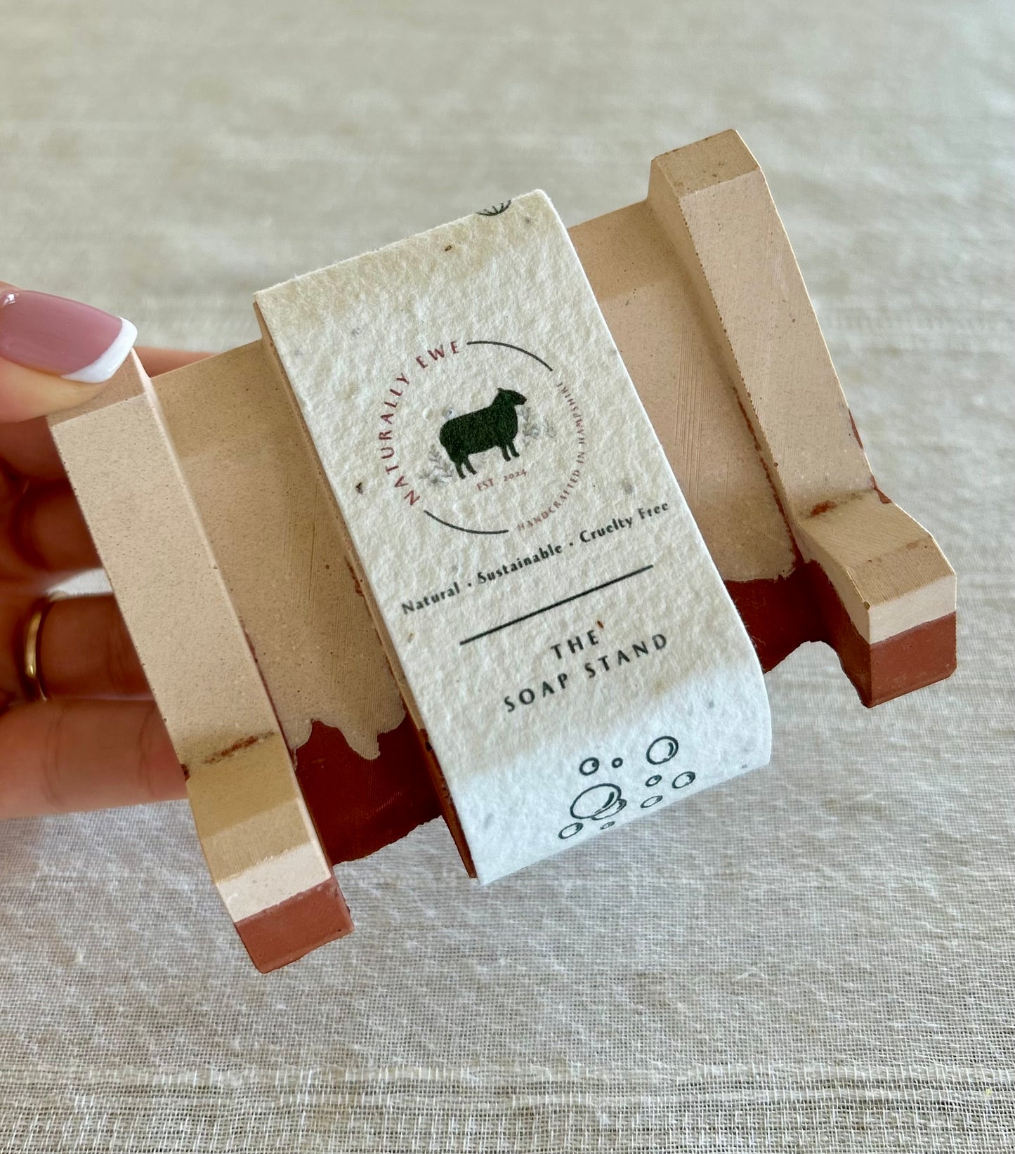 The Soap Stand - Rust/Oat